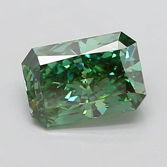 2.00ct Radiant Lab Grown Diamond (Colour Fancy Vivid Green, Clarity VS1, IGI Certified)