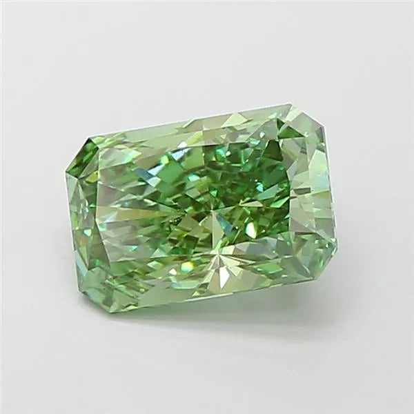 2.00ct Radiant Lab Grown Diamond (Colour Fancy Vivid Green, Clarity VS2, IGI Certified)
