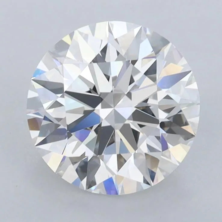 2.00ct Round Lab Grown Diamond (Colour D, Clarity FL, Cut ID, IGI Certified)