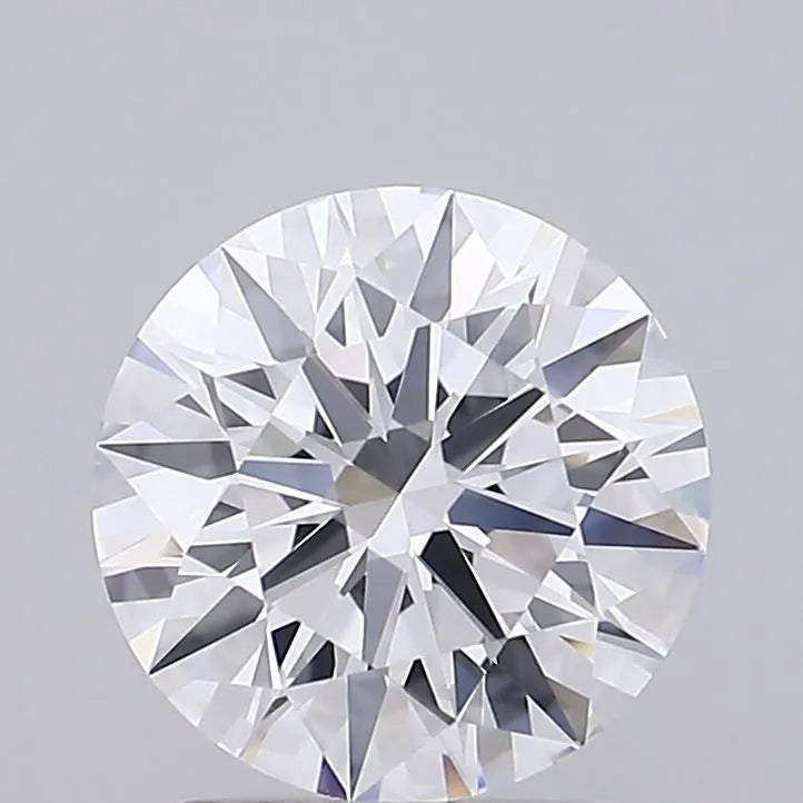 2.00ct Round Lab Grown Diamond (Colour E, Clarity IF, Cut ID, IGI Certified)