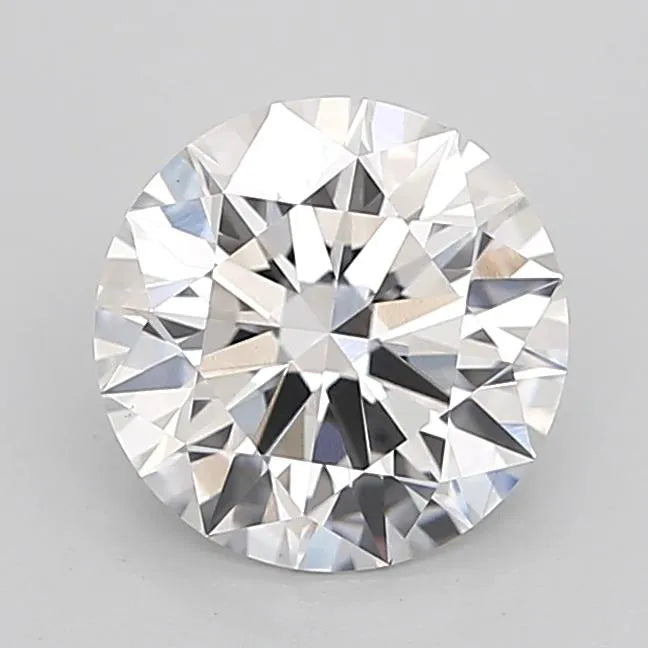 2.00ct Round Lab Grown Diamond (Colour E, Clarity VVS2, Cut EX, IGI Certified)