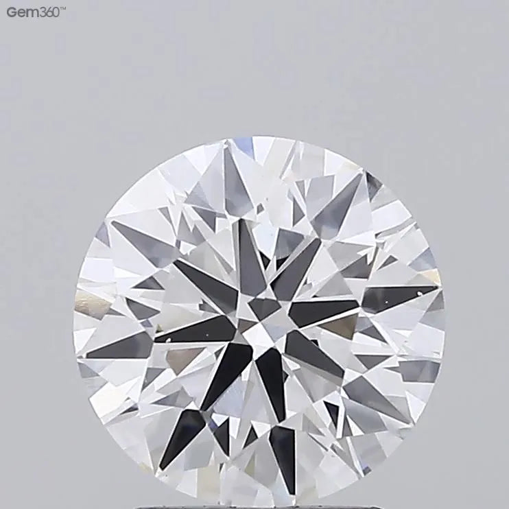 2.00ct Round Lab Grown Diamond (Colour F, Clarity VVS2, Cut ID, IGI Certified)