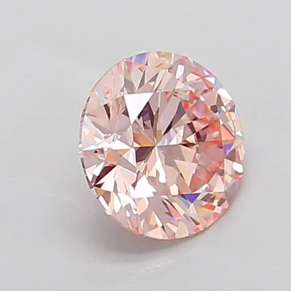 2.00ct Round Lab Grown Diamond (Colour Fancy Intense Pink, Clarity VS2, Cut ID, IGI Certified)
