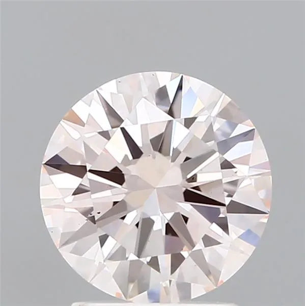 2.00ct Round Lab Grown Diamond (Colour Fancy Light Pink, Clarity VS1, Cut EX, IGI Certified)