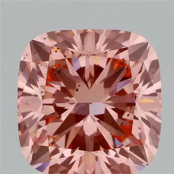 2.01ct Cushion modified Lab Grown Diamond (Colour Fancy Vivid Pink, Clarity SI1, IGI Certified)