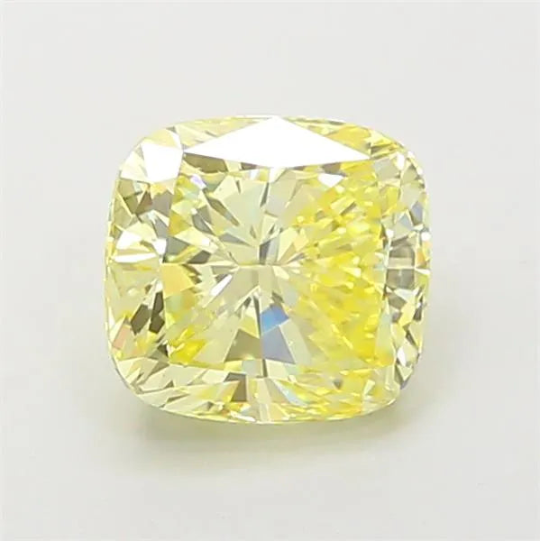 2.01ct Cushion modified Lab Grown Diamond (Colour Fancy Yellow, Clarity VS2, IGI Certified)