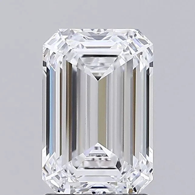 2.01ct Emerald Lab Grown Diamond (Colour D, Clarity IF, IGI Certified)