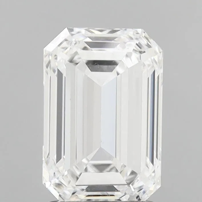 2.01ct Emerald Lab Grown Diamond (Colour D, Clarity VVS1, IGI Certified)