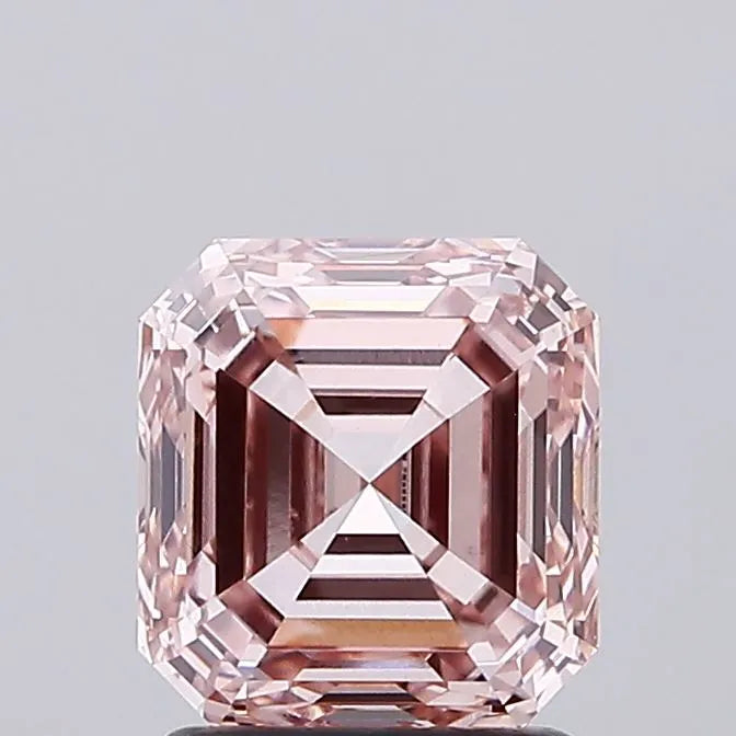 2.01ct Emerald Lab Grown Diamond (Colour Fancy Intense Brownish Pink, Clarity VS1, IGI Certified)