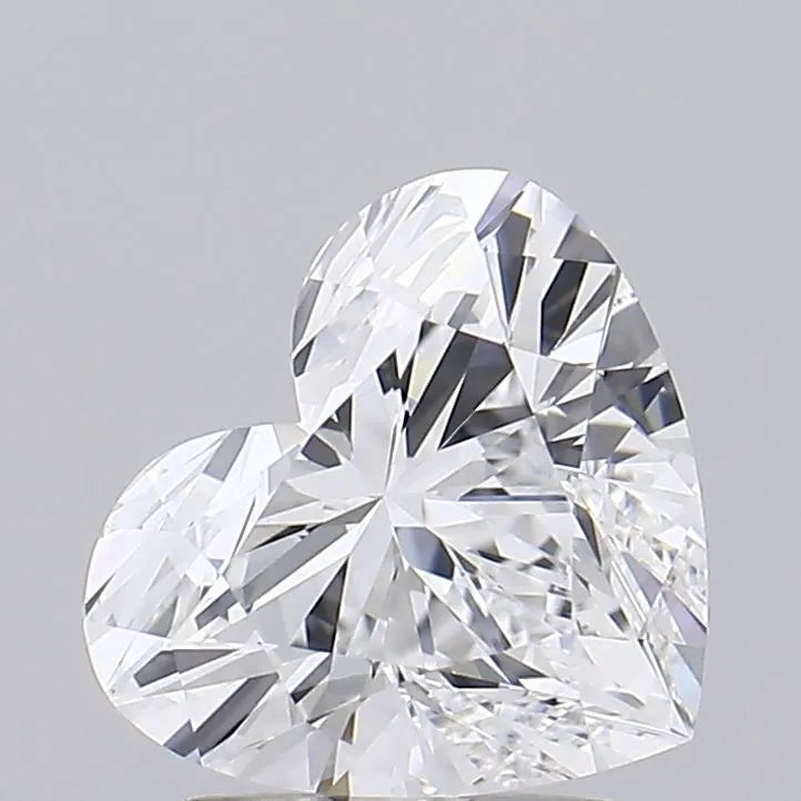 2.01ct Heart Lab Grown Diamond (Colour D, Clarity IF, IGI Certified)