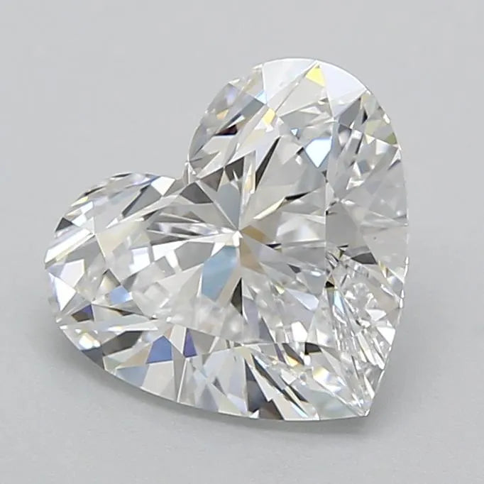 2.01ct Heart Lab Grown Diamond (Colour D, Clarity VVS1, GIA Certified)
