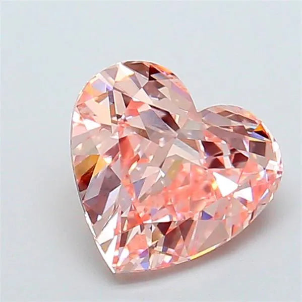 2.01ct Heart Lab Grown Diamond (Colour Fancy Intense Pink, Clarity VVS2, IGI Certified)