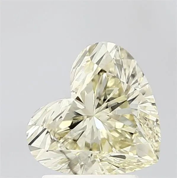 2.01ct Heart Lab Grown Diamond (Colour Fancy Yellow, Clarity SI1, IGI Certified)