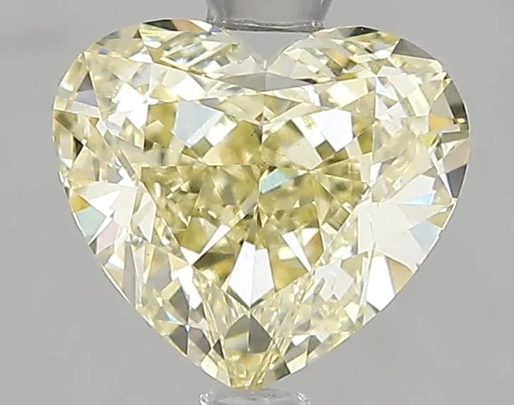 2.01ct Heart Lab Grown Diamond (Colour Fancy Yellow, Clarity VS1, IGI Certified)