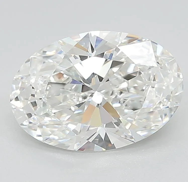 2.01ct Oval Lab Grown Diamond (Colour F, Clarity IF, Cut EX, IGI Certified)