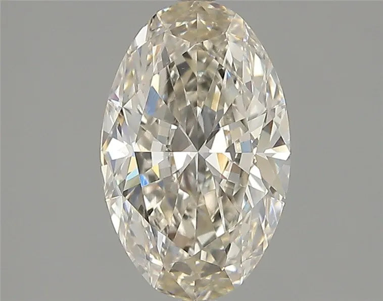 2.01ct Oval Natural Diamond (Colour K, Clarity SI1, Cut GD, GIA Certified)