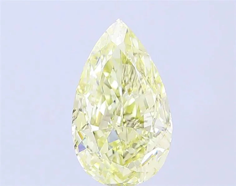 2.01ct Pear Lab Grown Diamond (Colour Fancy Light Yellow, Clarity VS1, IGI Certified)