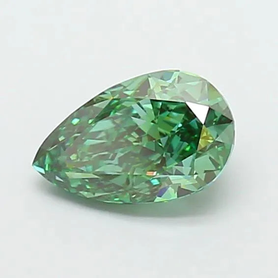 2.01ct Pear Lab Grown Diamond (Colour Fancy Vivid Green, Clarity VS1, IGI Certified)