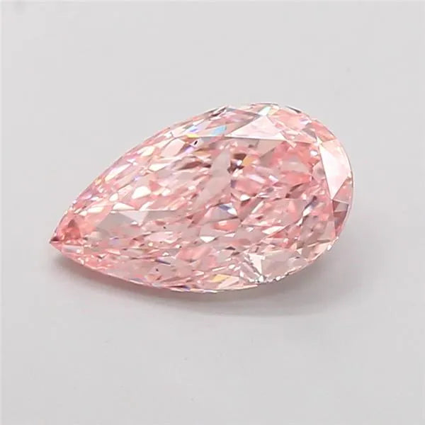 2.01ct Pear Lab Grown Diamond (Colour Fancy Vivid Pink, Clarity VS2, IGI Certified)