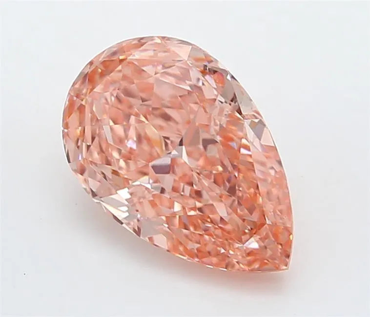 2.01ct Pear Lab Grown Diamond (Colour Fancy Vivid Pink, Clarity VVS2, IGI Certified)