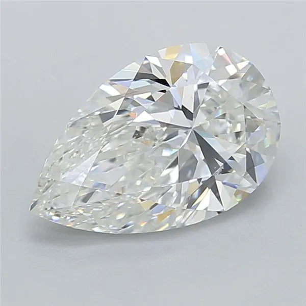 2.01ct Pear Lab Grown Diamond (Colour G, Clarity VVS2, IGI Certified)