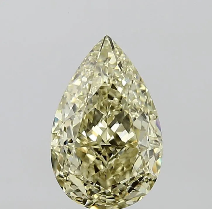 2.01ct Pear Natural Diamond (Colour Fancy Brownish Yellow, Clarity VVS1, GIA Certified)
