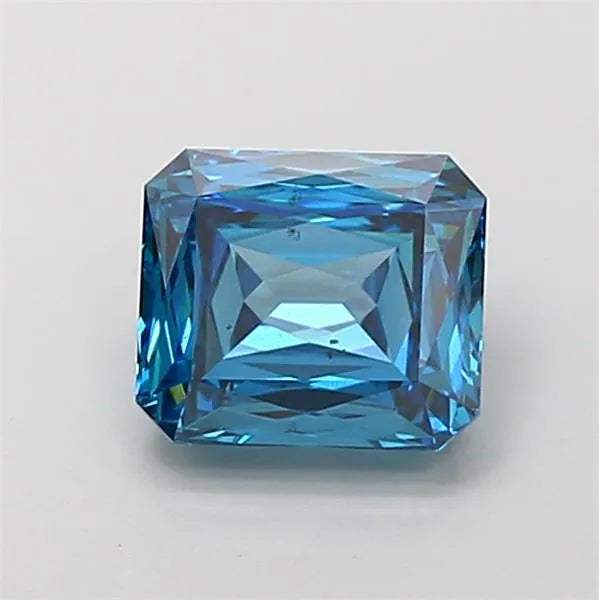 2.01ct Radiant Lab Grown Diamond (Colour Fancy Vivid Blue, Clarity VS2, IGI Certified)