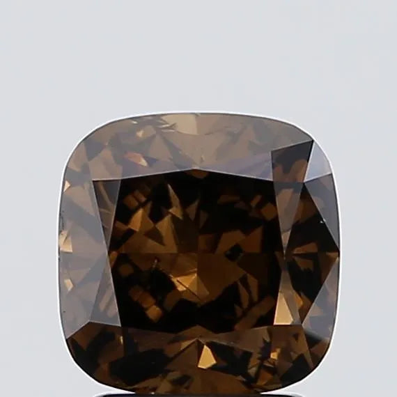 2.02ct Cushion modified Lab Grown Diamond (Colour Fancy Deep Brown, Clarity SI1, IGI Certified)