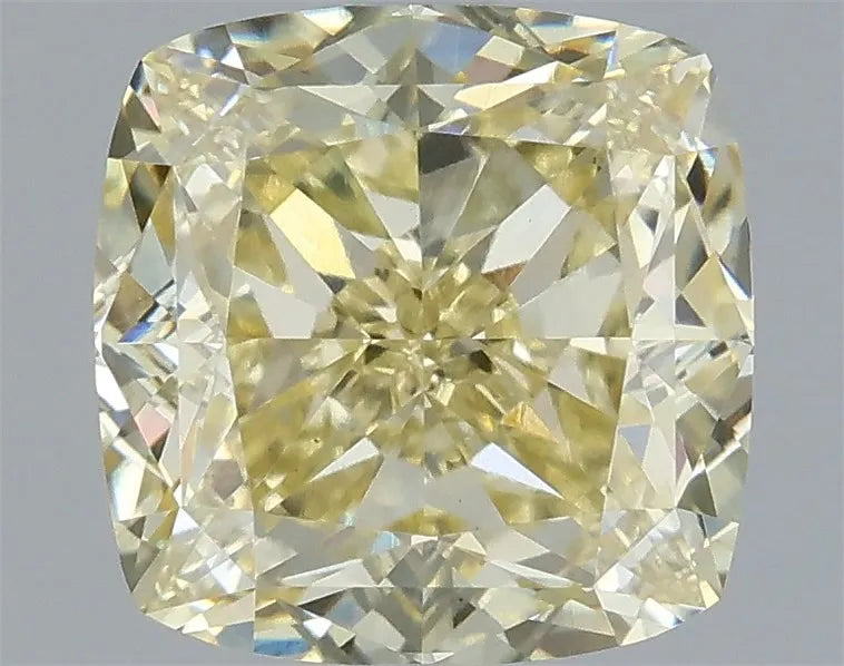 2.02ct Cushion modified Lab Grown Diamond (Colour Fancy Light Yellow, Clarity VS1, IGI Certified)