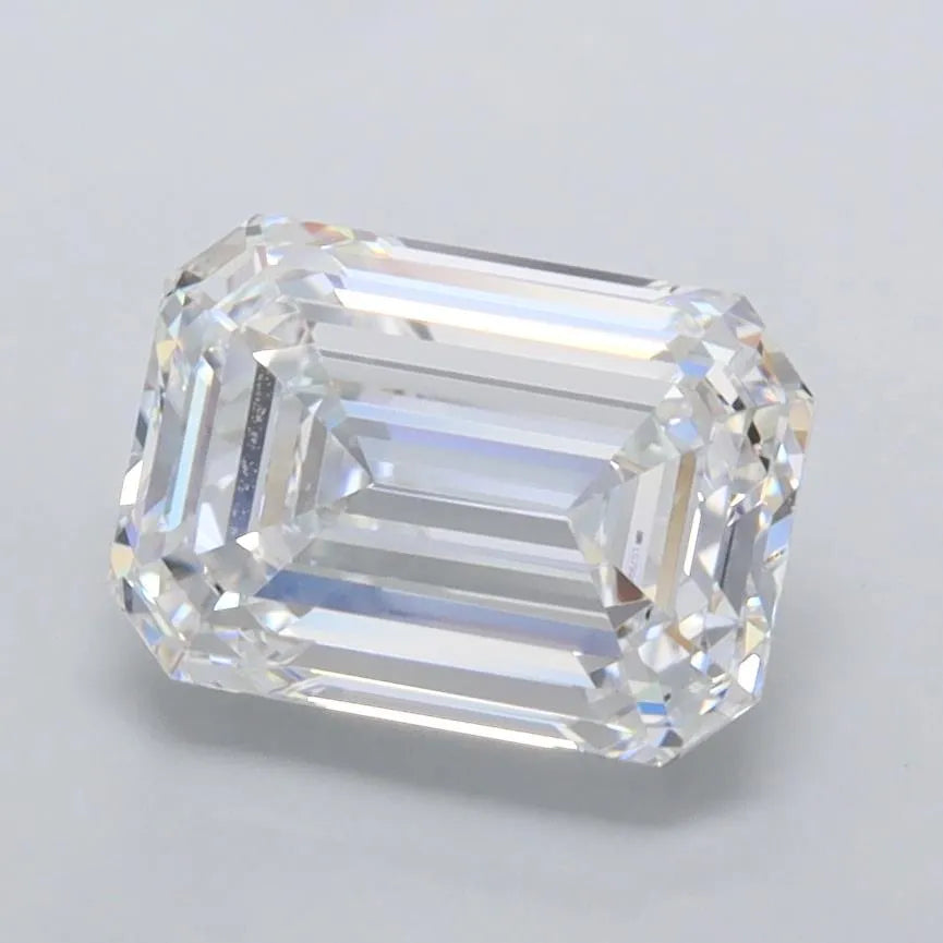 2.02ct Emerald Lab Grown Diamond (Colour D, Clarity FL, IGI Certified)