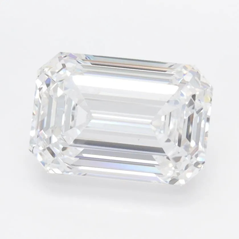 2.02ct Emerald Lab Grown Diamond (Colour D, Clarity VVS1, IGI Certified)