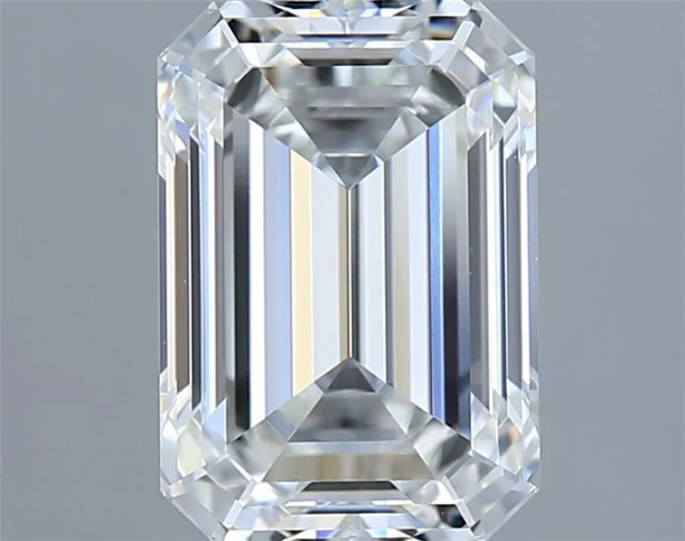 2.02ct Emerald Lab Grown Diamond (Colour F, Clarity VVS1, IGI Certified)