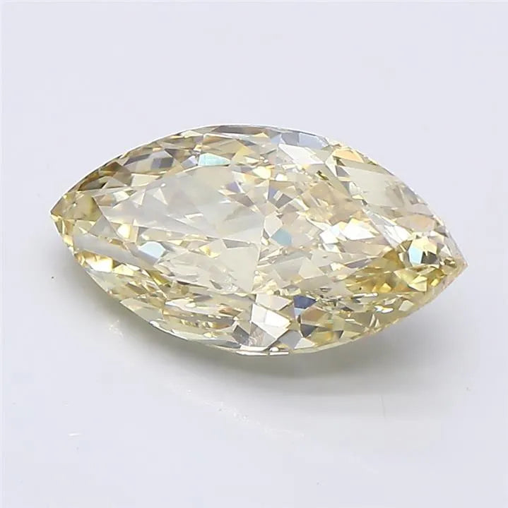 2.02ct Marquise Lab Grown Diamond (Colour Fancy Yellow, Clarity VVS2, IGI Certified)