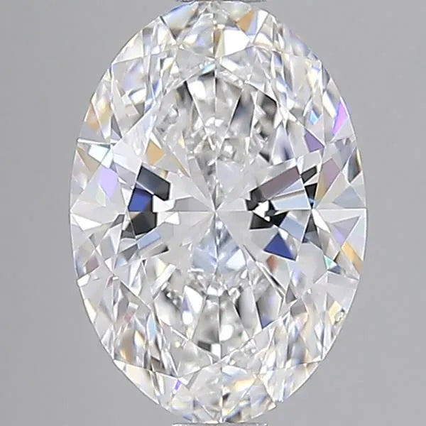 2.02ct Oval Lab Grown Diamond (Colour D, Clarity IF, IGI Certified)