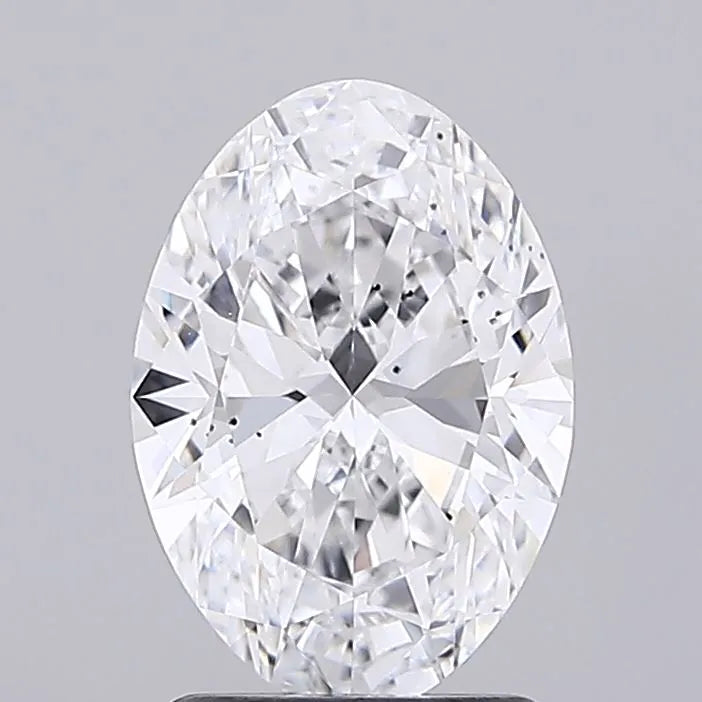 2.02ct Oval Lab Grown Diamond (Colour D, Clarity SI1, IGI Certified)