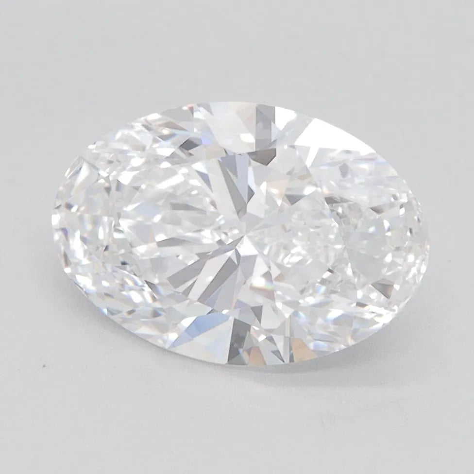 2.02ct Oval Lab Grown Diamond (Colour D, Clarity VVS2, IGI Certified)