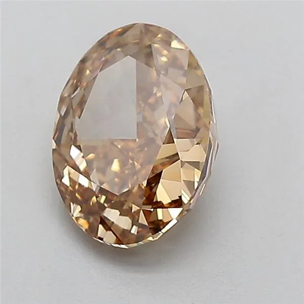 2.02ct Oval Lab Grown Diamond (Colour Fancy Brown, Clarity VVS2, IGI Certified)