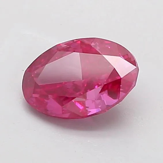 2.02ct Oval Lab Grown Diamond (Colour Fancy Vivid Pink, Clarity VS1, IGI Certified)