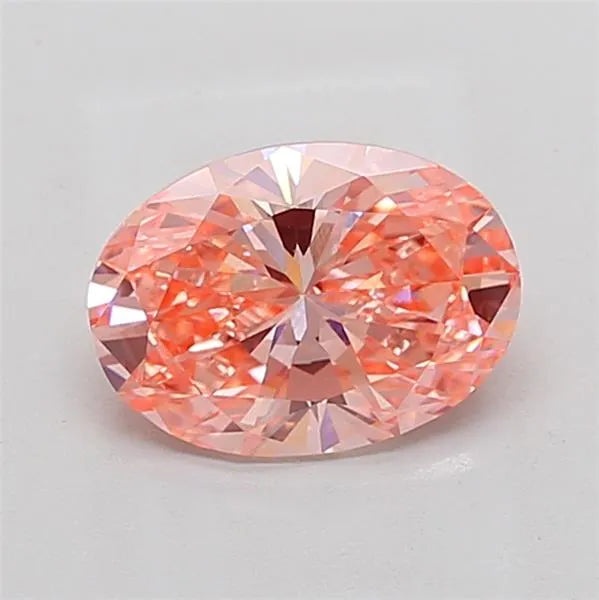 2.02ct Oval Lab Grown Diamond (Colour Fancy Vivid Pink, Clarity VS1, IGI Certified)