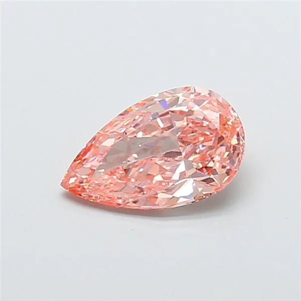 2.02ct Pear Lab Grown Diamond (Colour Fancy Vivid Pink, Clarity VS2, IGI Certified)