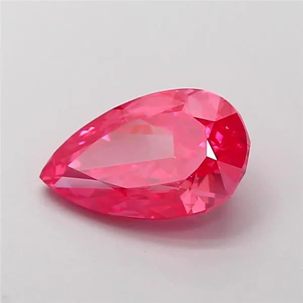 2.02ct Pear Lab Grown Diamond (Colour Fancy Vivid Pink, Clarity VVS2, IGI Certified)