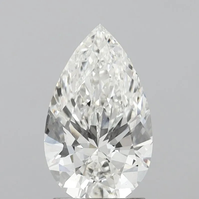 2.02ct Pear Lab Grown Diamond (Colour G, Clarity VVS2, IGI Certified)