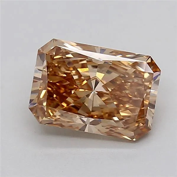2.02ct Radiant Lab Grown Diamond (Colour Fancy Brown, Clarity VVS2, IGI Certified)