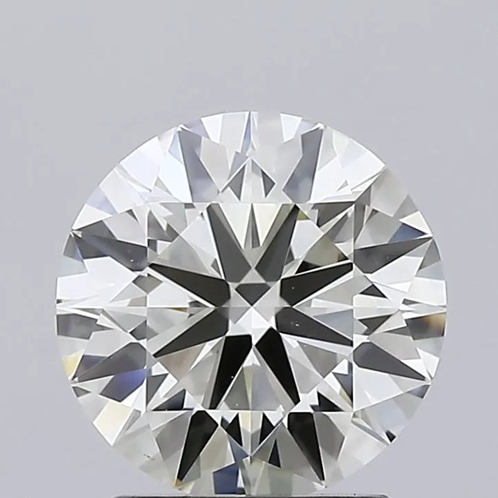 2.02ct Round Lab Grown Diamond (Colour J, Clarity VVS1, Cut ID, IGI Certified)