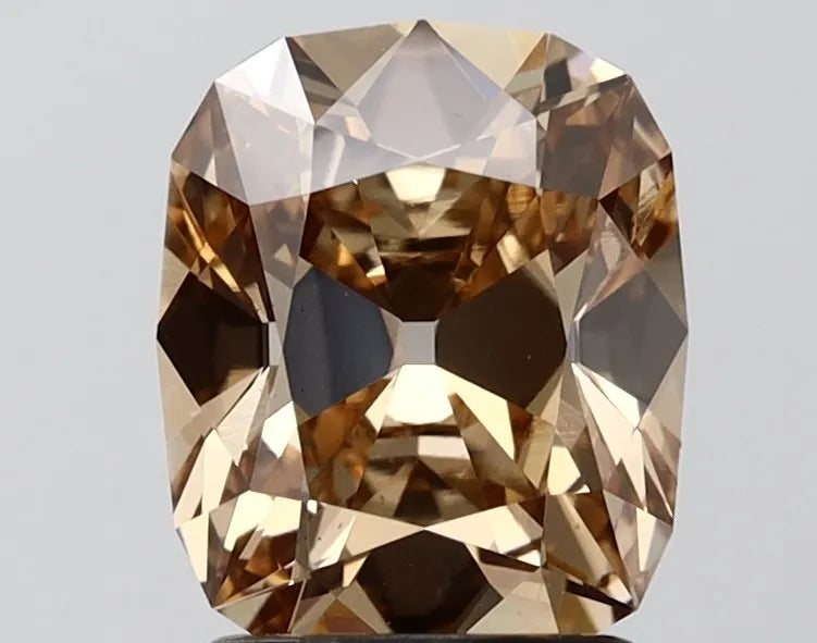 2.03ct Cushion Lab Grown Diamond (Colour Fancy Light Brown, Clarity VS2, IGI Certified)