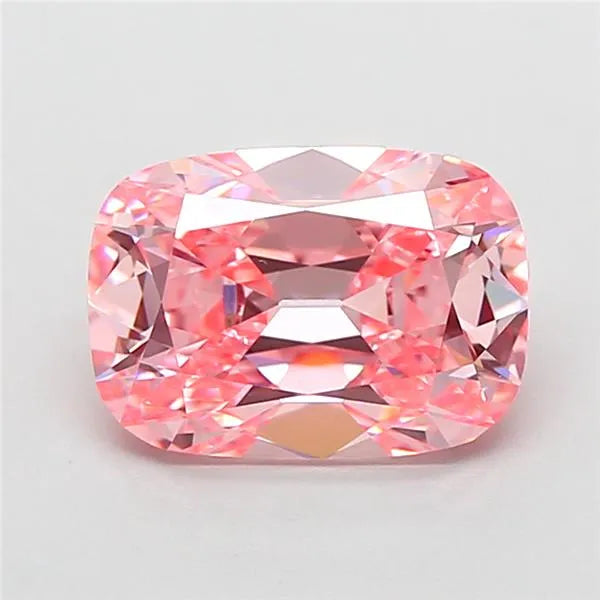 2.03ct Cushion brilliant Lab Grown Diamond (Colour Fancy Vivid Pink, Clarity VVS2, IGI Certified)