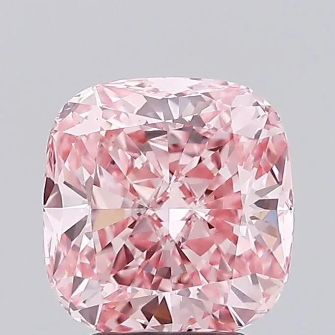 2.03ct Cushion modified Lab Grown Diamond (Colour Fancy Vivid Pink, Clarity VVS2, IGI Certified)