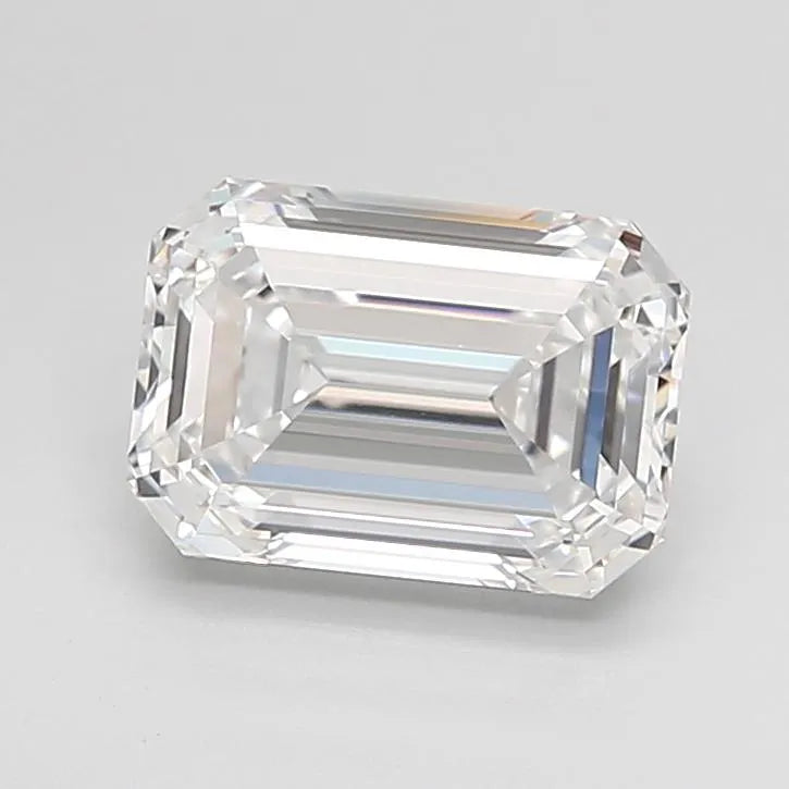 2.03ct Emerald Lab Grown Diamond (Colour D, Clarity FL, Cut EX, IGI Certified)