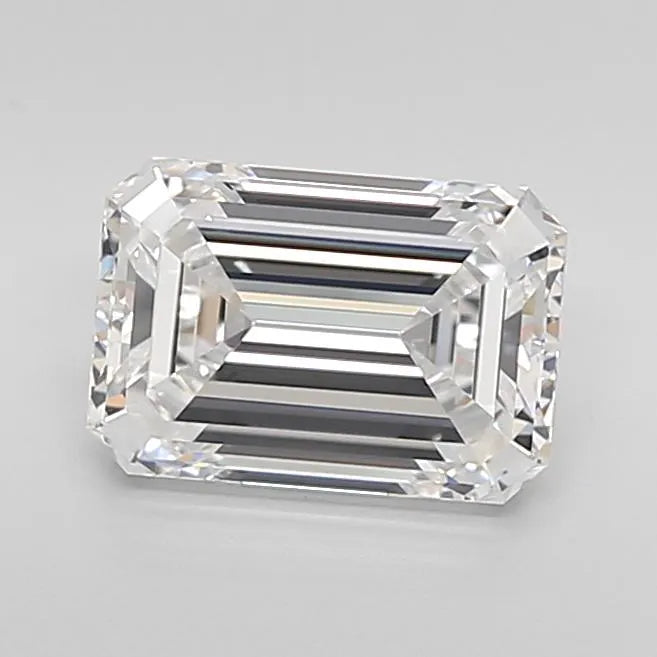 2.03ct Emerald Lab Grown Diamond (Colour D, Clarity IF, Cut EX, IGI Certified)