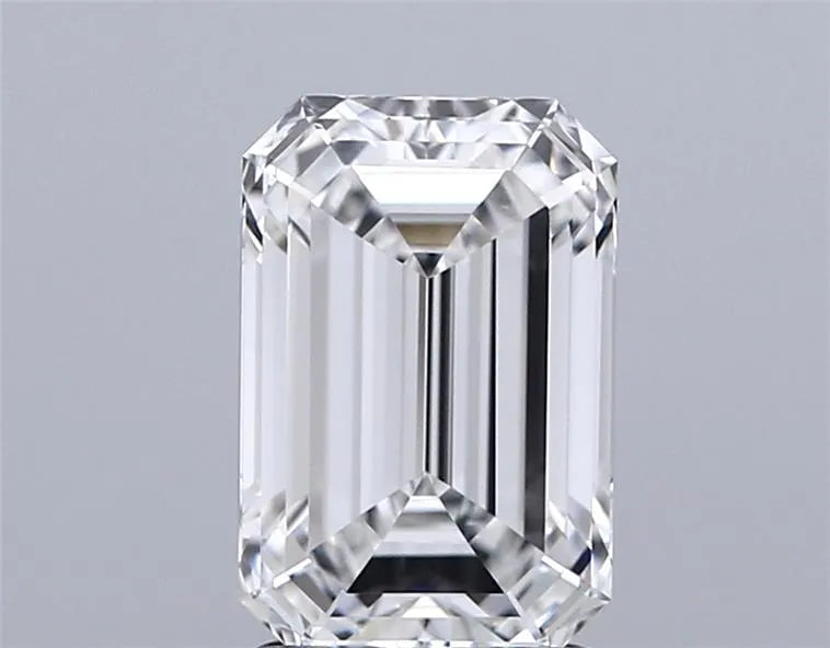 2.03ct Emerald Lab Grown Diamond (Colour E, Clarity IF, IGI Certified)